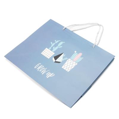 China Recyclable Christmas Gift Custom Shopping Paper Bag With Logo for sale