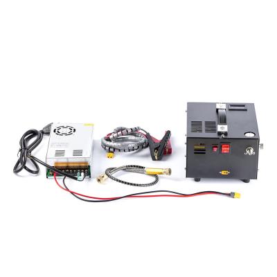 China 12V Oil Free DC Pcp 4500psi Portable Electric Air Compressor With 110v/220v Power Supply for sale