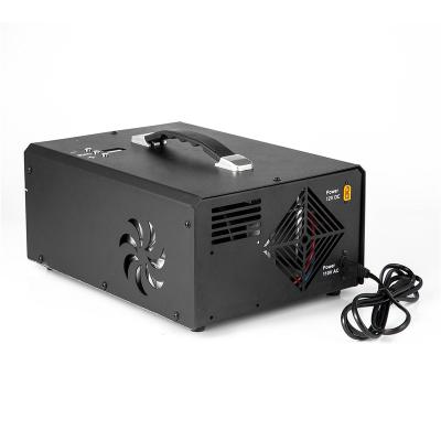 China 300 Bar 12V 4500psi Stop Pump Pcp Oil Free Portable Electric Auto Air Compressor With Built-in Power Supply for sale