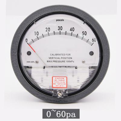 China Pharmaceuticals Plant 0-60pa Aluminum Magnetic Low Pressure Differential Gauge For Pharmaceuticals Plant Various Range Option for sale