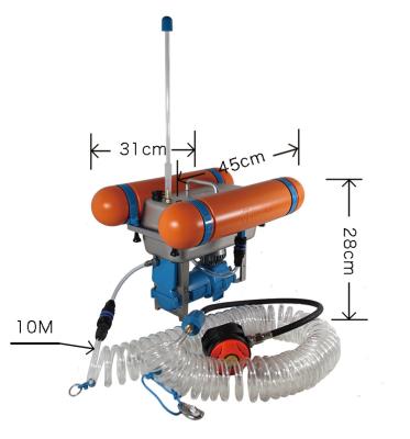 China Oil Free Portable Hookah Diving System 11.1V Compressor Scuba Scuba With 6hours Working Time for sale