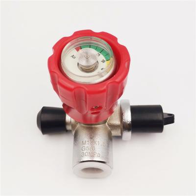 China Aluminum Alloy Carbon Fiber 30Mpa High Pressure Cylinder Gas Valve SCUBA PCP Tank Valve for sale