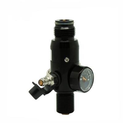 China Control Gas PCP Paintball Tank Regulator 4500psi Input With 800psi Output for sale