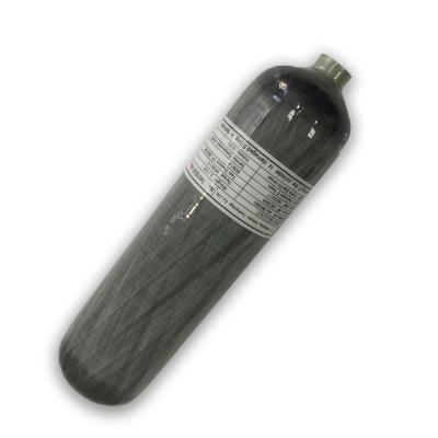 China 3L Carbon Fiber Cylinder For Filling Paintball PCP Air Gun Tank With Dual Gauge Fill Valve for sale