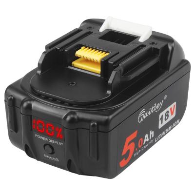 China BL1850B 18V Power Tools Battery 5.0Ah Replace Makita 18V LXT Lithium BL1850 BL1860 BL1860B BL1890 Compatible Battery for sale