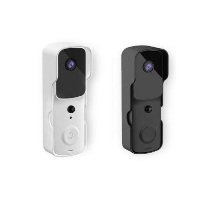 China Full HD Intercom IP64 Waterproof Wireless Rechargeable Night Vision Video Doorbell Smart Ring Doorbell Camera 140mmx45.5mmx27.5mm for sale