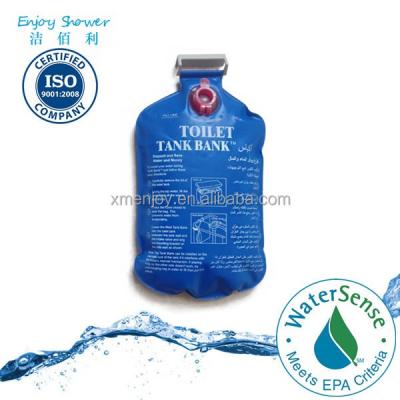 China Without Referral Toilet Tank Bank Bag Blue Flush Tank Water Saver Bag for sale