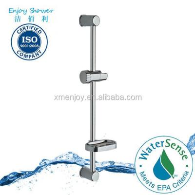 China Without Diverter Handle/Rail/Handle Shower Head Slider Shower Bar Set Sliding Bar With Adjustable Wall Brackets for sale