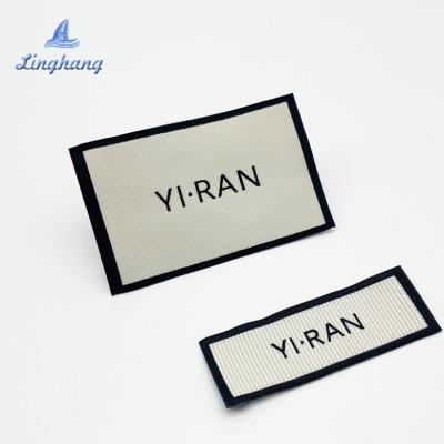 China Factory Direct Sales Washable Fashion Damask Custom Garment Woven Labels For Apparel Making for sale