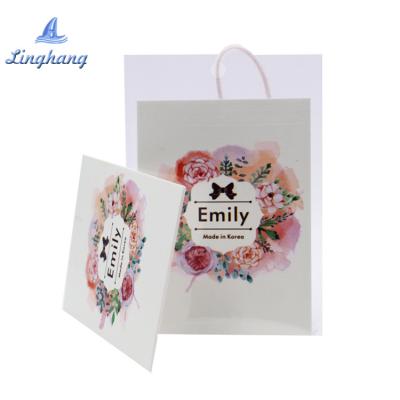 China CustomCheap Sustainable Wholesale Clothing Tags Shirt Shoes Bags Hang Tag Designs Eco-Friendly Paper Clothes For Hang Tag for sale