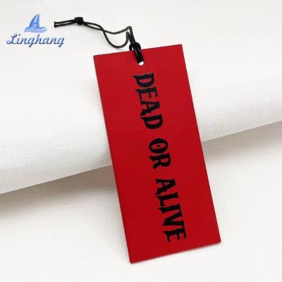 China Wholesale Custom Viable High End Luxury Clothing Labels Shirt Bags Shoes Label Paper Clothes For Hang Tag for sale