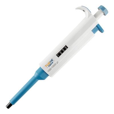 China Lab Use Single Channel Micro Pipette Gunner Mobile Adjustable Range Pipette Gun Sampler 1ul-10mll for sale