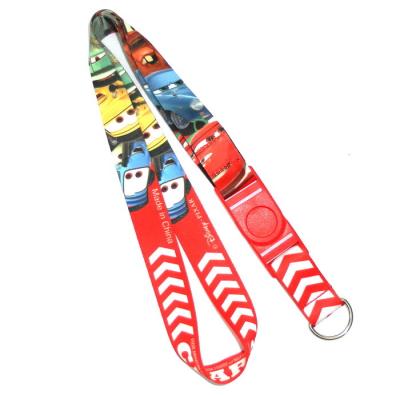 China Colorful Heat Transfer Key Neck Lanyard With D Hook Ring For Camera for sale