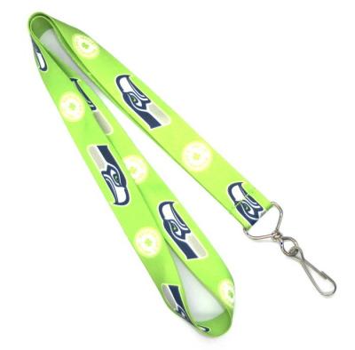 China Eco Friendly Heat Transfer Lanyard With Hook ，ID Card Rope for sale