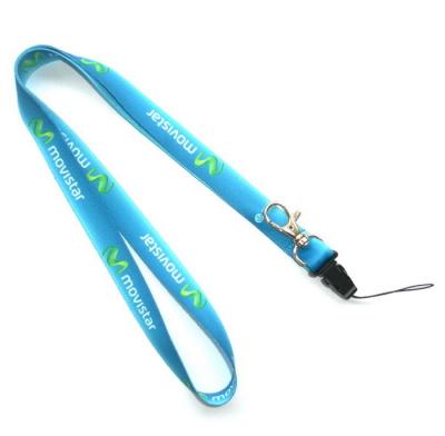 China Heat Transfer Printing Lanyard , Cellphone Dye Sublimation Lanyard for sale