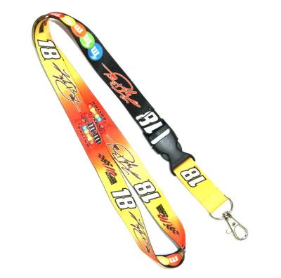 China Polyester Heat Transfer ID Neck Lanyard For Badge Holder for sale