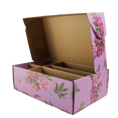 China Custom Recycled Materials To Fill Corrugated Cardboard Paper Boxes Custom Top Shipping Subscription Ad Packaging Box For Clothing for sale