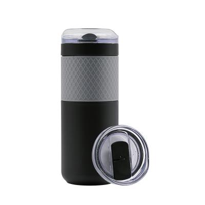 China PORTABLE Wholesale Wine Mugs Coffee Mug Double Wall Vacuum Insulated Stainless Steel Tumbler With Slide Lid for sale