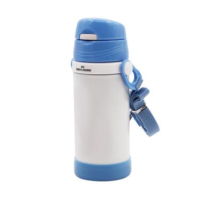 China New Style Sustainable Portable Cute Kids Insulated Baby Water Bottle With Straw Sport Flask Thermos For School Students for sale