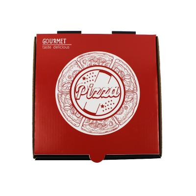 China High Quality Recycled Materials Custom Pizza Box Packaging Paper Boxes For Red Pizza Pizza Box OEM/ODM for sale