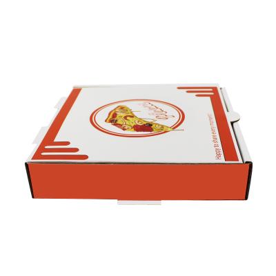 China Recycled Materials Wholesale Personalized Kraft Paper Food Packing Box Pizza Box Packaging Customized Pizza Box for sale