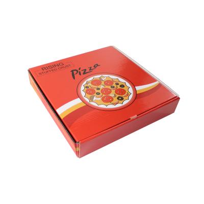 China Recycled materials pizza packaging box portable pizza carton box printing, pizza boxes with logo for sale