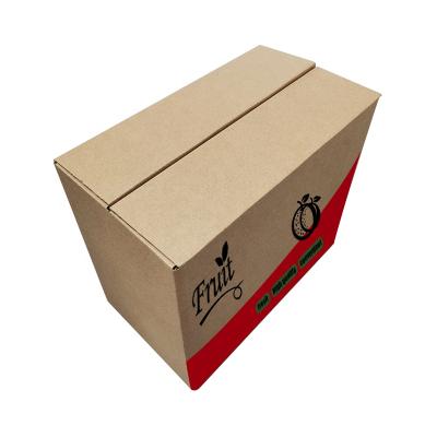 China Recyclable Corrugated Cardboard Packing Box of Fruit Vegetables, Box for Fruit Export for sale