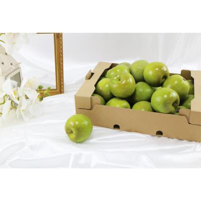 China Recyclable Custom Fruit Box Packaging Biodegradable Fruit Box Corrugated Apple Packing Box for sale