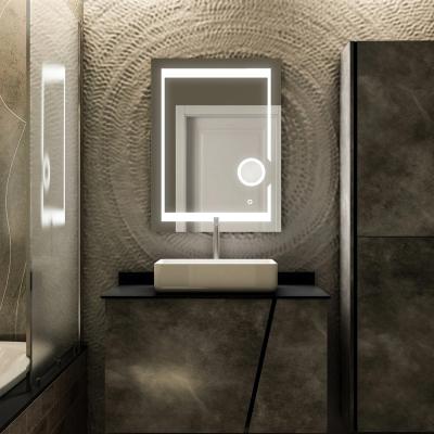 China 2021 LED mirror light 2021 style factory price customized modern bathroom vanity mirror anti-fog device for sale