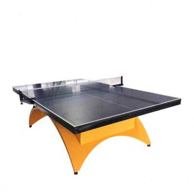 China Competition or Rainbow SMC Ping Pong Board Portable Games Modern Ping Pong Training Table for sale