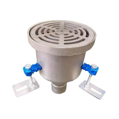 China Industrial Stainless Steel 304 Circular Floor Drain Two Layers Filter for sale