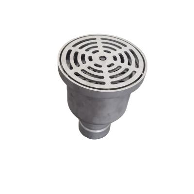 China Industrial Single Round Floor Drain With Removable Deodorizer Joint for sale