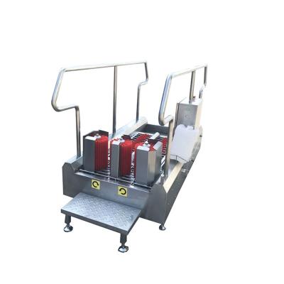 China Hotels 304 Stainless Steel High Quality Automatic Channel Sole Boot Cleaning Machine for sale