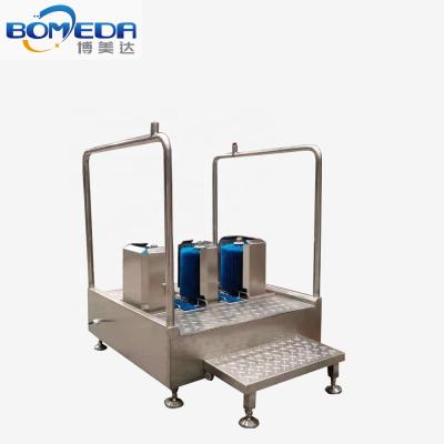 China Automatic Hotels Hygiene Station Boot Seal Machine Sainitizer Boot Washing Machine for sale