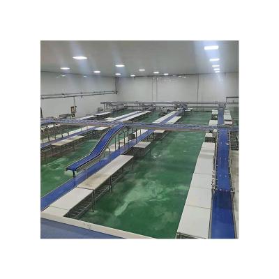 China high quality 304stainless steel slaughterhouse cattle and sheep processing line line meat cutting conveyor machines for chicken beef and pork for sale