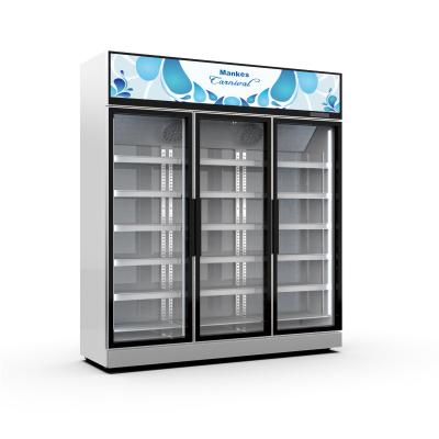 China Verical glass fridge for non-alcoholic drinking drinking of the Simple-Tempture Commercial Supermarket Commercial Refrigerator Drinking for sale