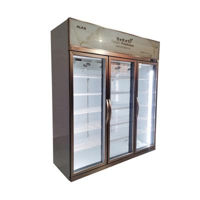 China Simple supermarket Supermarket Supermarket Vertical Refrigerator of cooling air cooler for drinking drinks for drinks for drinks for sale