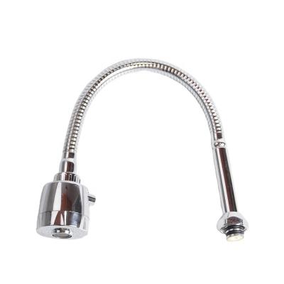 China Modern High Pressure Stainless Steel Flexible Hose For Kitchen Water Plastic Chrome Plating ABS Shower Head Flexible Spout Mixer Tap for sale