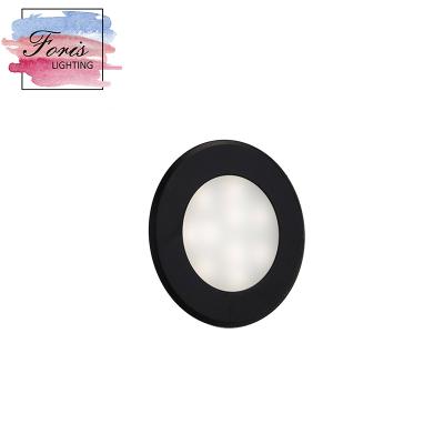 China Puck Light Hot Product 2.5W DC12V Single Round Led Ceiling Round Puck Light Kitchen Under Cabinet Light for sale