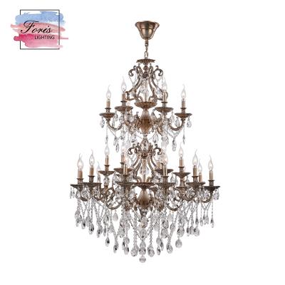 China Cheap Modern Contemporary Golden Dining Room Large Crystal Chandelier For Restaurant for sale