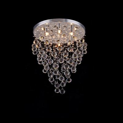 China Classic Traditional Ceiling Mount Ceiling Lamp For Hotel Crystal Ceiling Light for sale