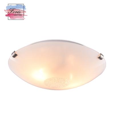 China European lead crystal led ceiling dome light decorative s round led crystal ceiling light for sale