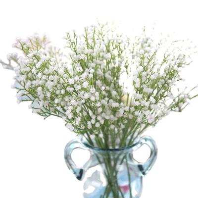 China Beautiful Colorful Artificial White Plastic Flower Mini Babybreath For Wedding Decorative from Wholesale 62cm Babysbreath for sale