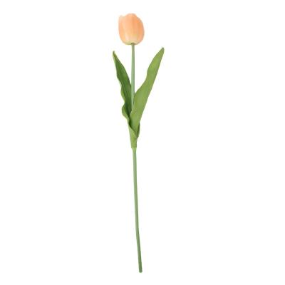 China Beautiful Tulips Colorful Manual PU Artificial Flowers Wedding Decoration Fragrant Artificial Tulip Flower for sale