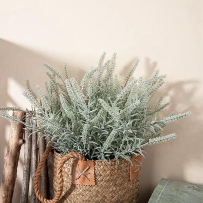 China Natural touch green plant artificial sage with artificial flowers wholesale for home wedding decoration for sale