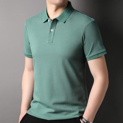 China Anti-wrinkle men's clothing polo shirts custom logo for sale