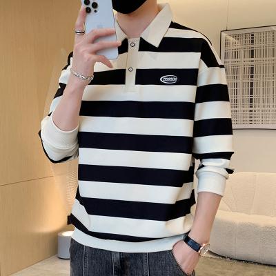 China Anti-wrinkle oversized designer polo shirts men for sale