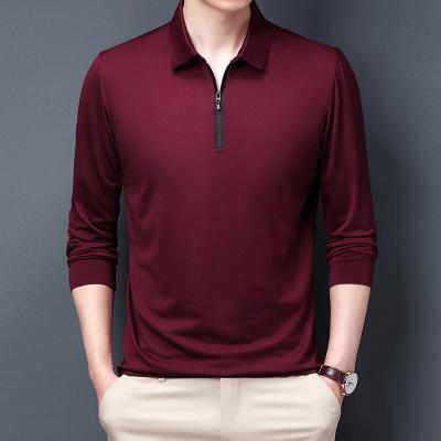 China Anti-wrinkle luxury bulk polo shirts for men for sale