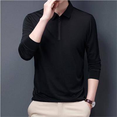 China Anti-wrinkle luxury bulk polo shirts for men for sale