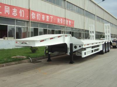 China 70 semi-remolque bajo de la cama de la tonelada de 60T 50T 100T con el remolque del excavador de 3 árboles. máquinas bajas de la mano del cargador 2 en venta